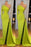 617. Yellow Green Long Sleeves Mermaid Prom Dress with Split and Beads