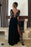 621. Black Long Sleeves Evening Dress with Split