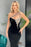 627. Black One-Shoulder Mermaid Long Prom Dress with Rhinestones