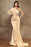 632. One Shoulder Long Sleeves Mermaid Prom Dress