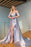 675. Silver Off-the-Shoulder Mermaid Prom Dress with Slit