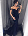 A| Bridelily Mermaid V-Neck Sleeveless Sweep/Brush Train Satin Dresses - Prom Dresses