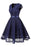 A| Bridelily Womens Street 1950s Short Sleeve A-Line Cocktail Party Dress - lace dresses