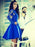 Bridelily A-Line Satin Jewel Long Sleeves Short/Mini With Applique Dresses - Prom Dresses