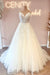 A-Line Spaghetti Straps Sweetheart Tulle Wedding Dress - wedding dress
