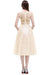 A-line TulleLace Tea Length Party Dress Crew neck Sleeveless Short Homecoming Dress - Prom Dresses