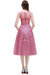 A-line TulleLace Tea Length Party Dress Crew neck Sleeveless Short Homecoming Dress - Prom Dresses