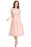 A-line TulleLace Tea Length Party Dress Crew neck Sleeveless Short Homecoming Dress - Pearl Pink / US 2 - Prom Dresses