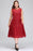 A-line TulleLace Tea Length Party Dress Crew neck Sleeveless Short Homecoming Dress - Red / US 2 - Prom Dresses