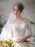 Amazing 3/4 Sleeves Lace Tulle Floor Length Wedding Dresses - As Picture / Floor Length - wedding dresses