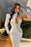 Beautiful White Cut Out One Shoulder Mermaid Prom Dress