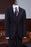 Bruno Formal Black Notched Lapel Three Pieces Business Suits