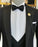 Antonio Bespoke Black Peaked Lapel Three Pieces Business Suits