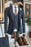 Bertram Handsome Black Peaked Lapel Three Pieces Business Suits