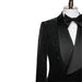 Arnold Formal Black Shawl Lapel Double Breasted Jacquard Wedding Suits