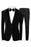 Channing Formal Black Shawl Lapel Two Pieces Velvet Wedding Suist For Men