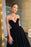 Black Tea-Length Little Black Dress Prom Dress