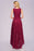 Bridelily A-line Hi-lo V-neck Burgundy Lace Dresses - lace dresses