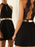 Bridelily A-Line Jersey Halter Sleeveless Short/Mini With Lace Dresses - Prom Dresses