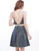 Bridelily A-Line V-neck Sequins With Beading Sleeveless Short/Mini Dresses - Prom Dresses