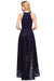 Bridelily Halter Sheath Asymmetrical Burgundy Lace Dresses - lace dresses