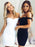 Bridelily Sheath Off-the-Shoulder Satin With Ruffles Sleeveless Short/Mini Dresses - Prom Dresses