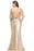 Charming Glitter Seuquins Cap Sleeves Mermaid Prom Dress Floor Length Evening Dress - Prom Dresses