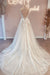 Charming Jewel A-Line Lace Tulle Wedding Dress with Applique - wedding dress