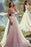 Charming Silver Off-the-Shoulder Sleeveless Long Evening Dress with Appliqued Tulle