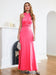 Charming Sleeveless A-Line Ankle-Length Satin Prom Dresses - Prom Dresses