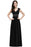 Charming V-Neck Aline Evening Dress with Chains Sleeveless Empire Chiffon Bridesmaid Dress - Prom Dresses