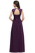 Charming V-Neck Aline Evening Dress with Chains Sleeveless Empire Chiffon Bridesmaid Dress - Prom Dresses