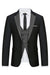 Godfery Chic Black Three Pieces Notched Lapel Business Suits For Men