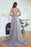 Chic Crew Neck Tulle Lace Aline Evening Dress Sleeveles Beading Party Wear Dress - Prom Dresses