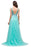 Chic Crew Neck Tulle Lace Aline Evening Dress Sleeveles Beading Party Wear Dress - Prom Dresses