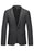 Iennon Chic Gray Peaked Lapel Striped Business Suits For Men