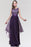 Chic Sleeveless Chiffon Aline Evening Dresses Crew Neck Lace Bridesmaid Dress - Grape / US 2 - Prom Dresses