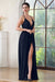 Chic Spaghetti Straps Glitter Prom Dress Side Split Sleeveless V-Neck Aline Long Evening Dress - Prom Dresses