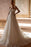 Chic Strapless Appliques Lace A-Line Tulle Lace Wedding Dress