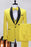 Blair Chic Yellow Shawl Lapel Three Pieces Jacquard Prom Suits