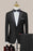 Noah Classic Black Two Pieces One Button Wedding Suits