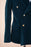 Andre Classical Ocean Blue Peaked Lapel Double Breasted Velvet Prom Suits