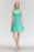 Bridelily Cute V-Neck Sleeveless Short Chiffon Affordable Bridesmaid Dresswith Ruffle