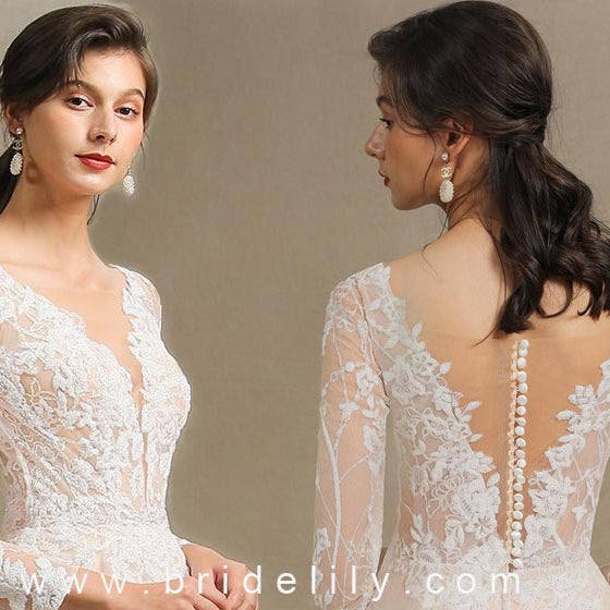 25 Affordable Embroidered Wedding Dresses You Can Buy Online! - Praise  Wedding