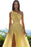 Daffodil Sequins One Shoulder Prom Dress with Front Split