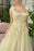 Daffodil Sleeveless Strapless Mermaid Evening Dress with Flowers