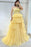 Daffodil Strapless Sleeveless Layered Tulle Prom Dress