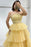 Daffodil Strapless Sleeveless Layered Tulle Prom Dress