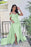 Dark Green Off-the-Shoulder Sweetheart Mermaid Prom Dress with Split and Long Ruffles