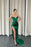 Dark Green Sweetheart Mermaid Prom Dress Split